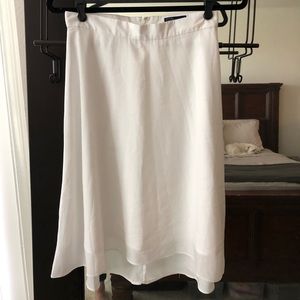 Zara White Skirt